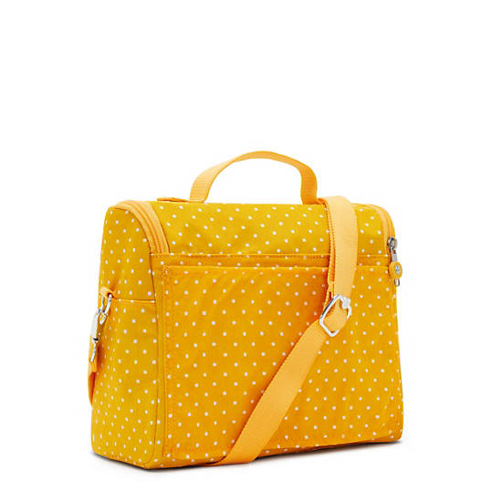 Kipling New Kichirou Printed Lunch Bag Vesker Gul | NO 1056IL